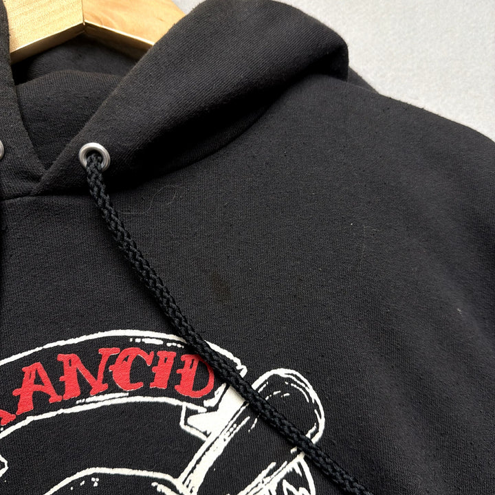 Vintage Rancid Hooligans Punk Band 2002 Y2K Hoodie Size Medium