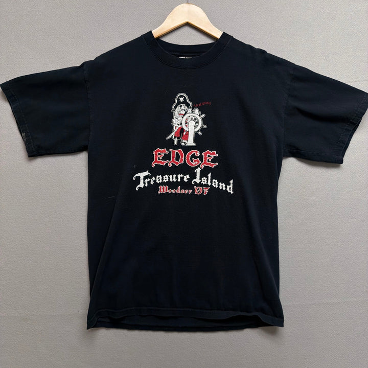 Vintage Y2K Tresure Island Jesus T Shirt Size Medium