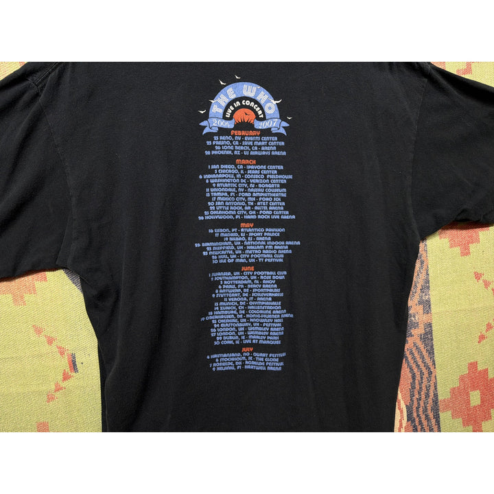 The Who Vintage Tour T Shirt Size Large 2000s