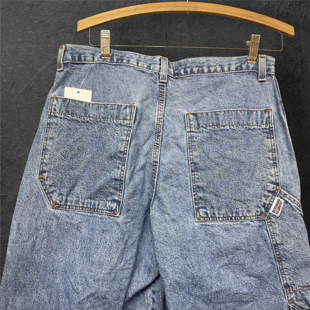 Vintage Brittania 90s Denim Jean Shorts Size 32