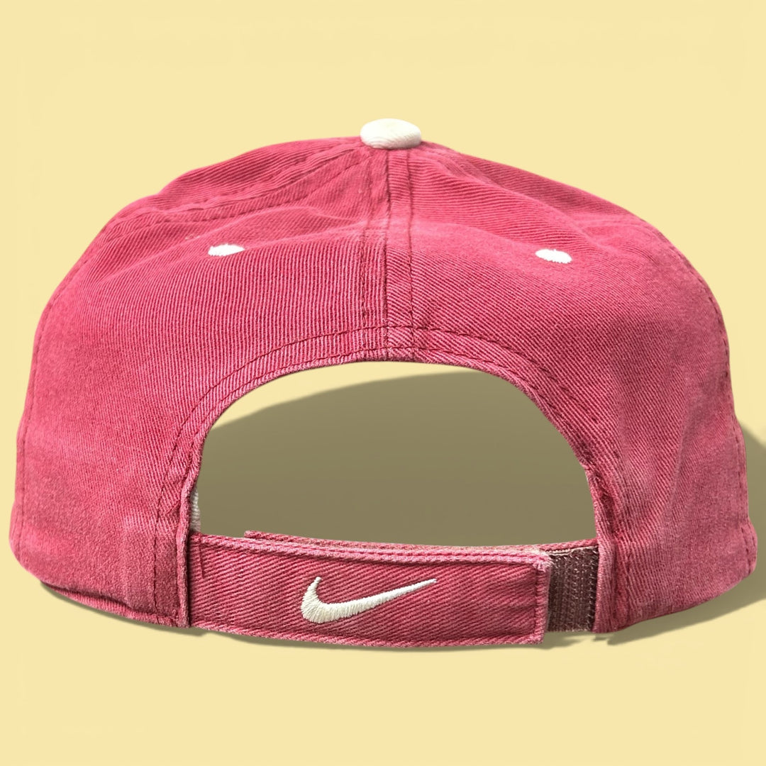 Vintage Y2K Nike Maroon strap back Hat