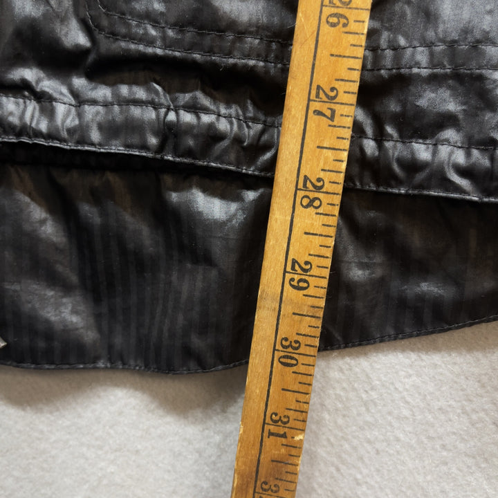 Y2k Juicy Couture Black Green Windbreaker Jacket Size Large