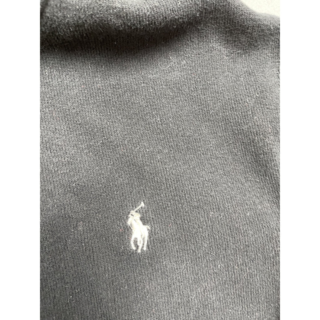 Men's Polo Ralph Lauren Black Quarter Zip Sweater Size Large