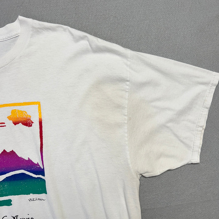 Vintage New Mexico Land of Enchantment Native American Art T Shirt Size XXL