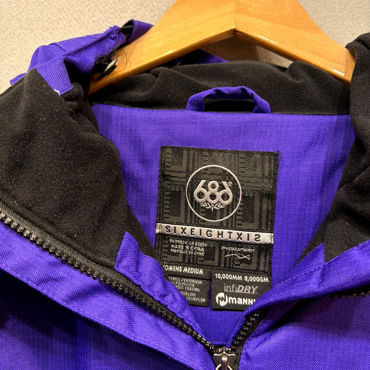 686 Infinidry Purple Women's Snowboarding Jacket Size Medium