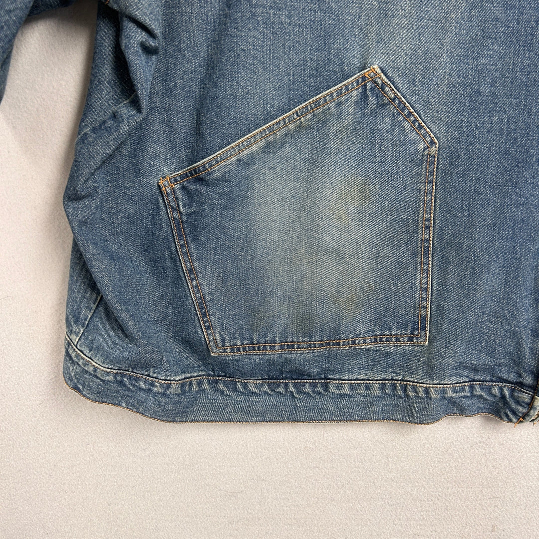 Vintage Liberty Blues Y2K Denim Jacket Size 7XL