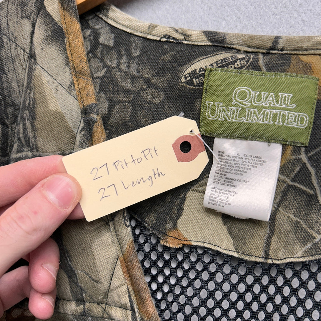 Quail Unlimited Dove Hunter Camo Hunting Vest Men's XL