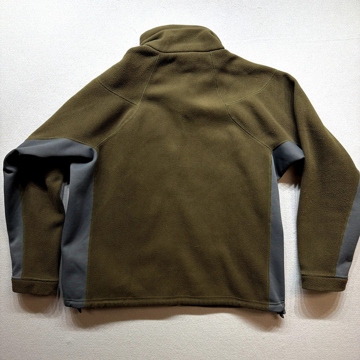 Vintage Nike ACG Olive Green Fleece Jacket Size Large
