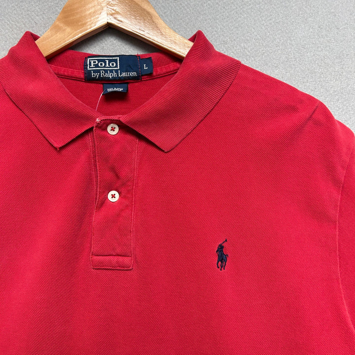 Polo Ralph Lauren Red Polo Shirt Size Large