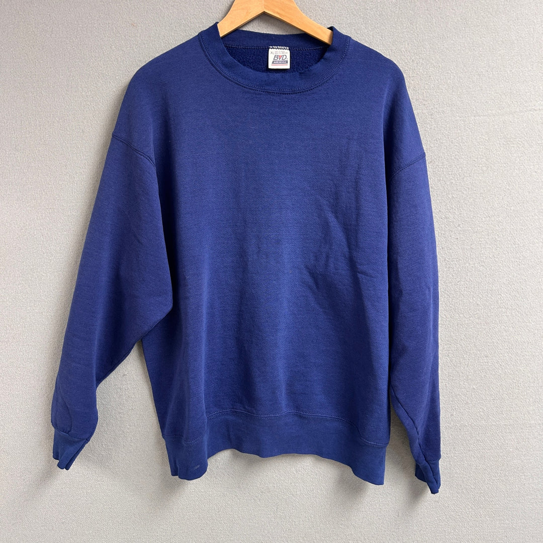 Vintage BVD Blue Sweatshirt size XL