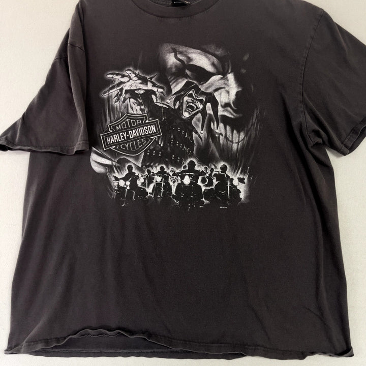 Harley Davidson Jester Joker Biker T Shirt Size XXL