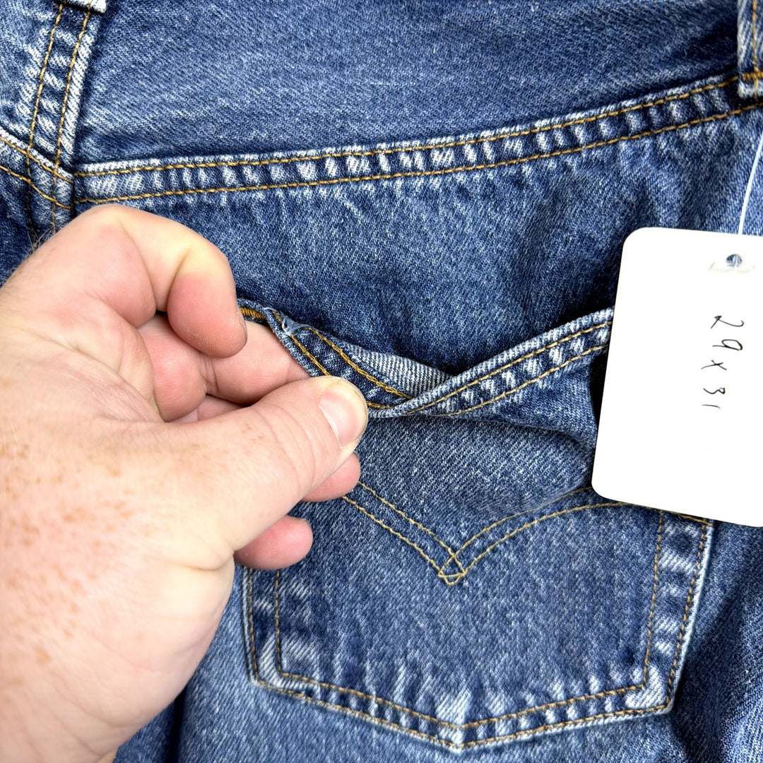Vintage Levi's 501 Made in USA Button Fly Jeans Size 29