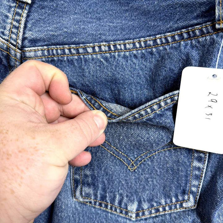 Vintage Levi's 501 Made in USA Button Fly Jeans Size 29