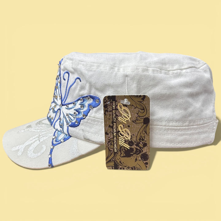 Vintage Y2K Cadet Butterfly Strapback Hat
