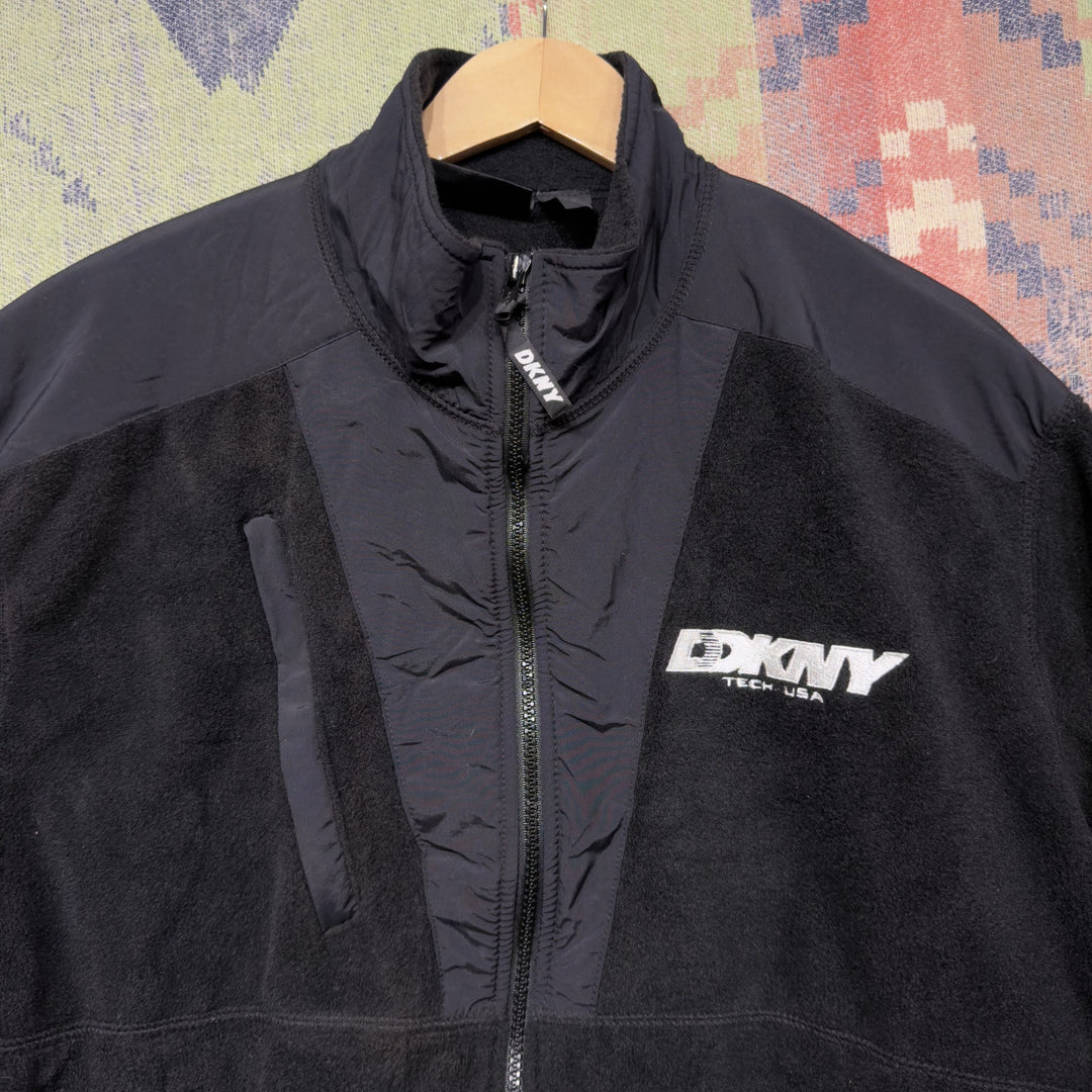 Vintage DKNY Tech Fleece 90s Jacket Size XL