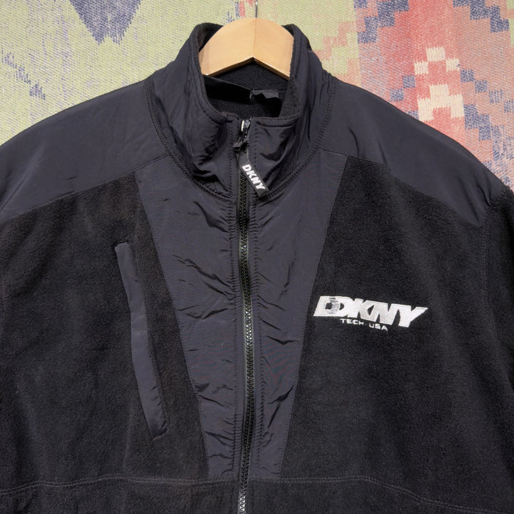 Vintage DKNY Tech Fleece 90s Jacket Size XL