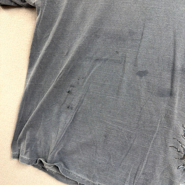 Vintage Top Heavy Dragon Thrashed Distressed Shirt size XL