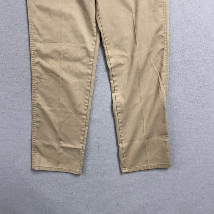 Vintage 80s Levi's Stadium Pants Khaki Drawstring Size M 36x32