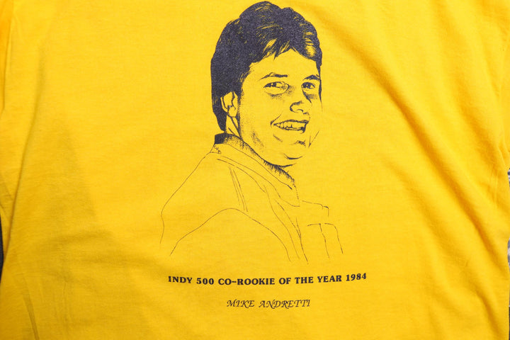 Mike Andretti Rookie of the Year Nascar Vintage T Shirt Large 80s