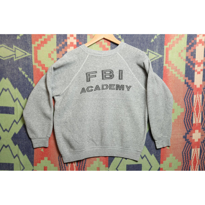 FBI Academy Vintage Sweatshirt Small 70s