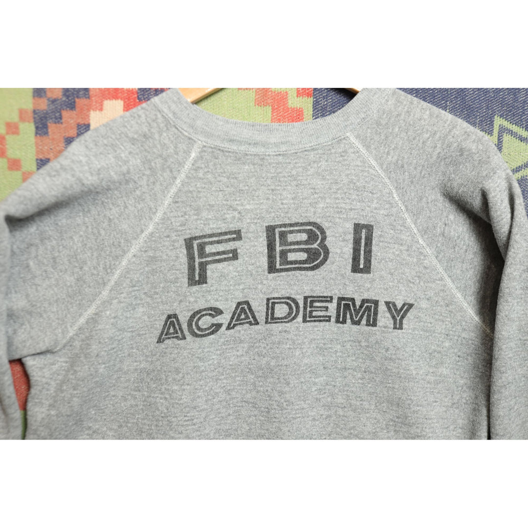 FBI Academy Vintage Sweatshirt Small 70s