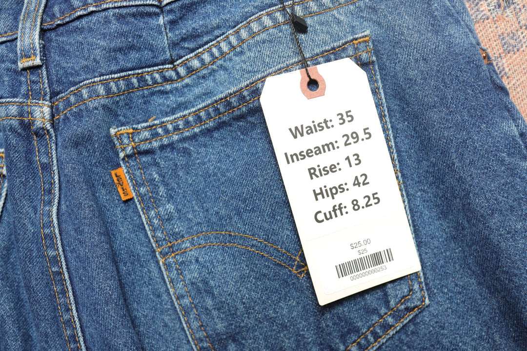 Levi's Orange Tab Vintage Whiskered Jeans 90s 35/29.5