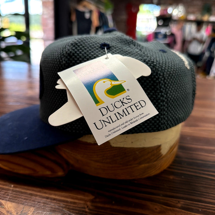 Vintage Ducks Unlimited Gray Mesh Strap Back Hat