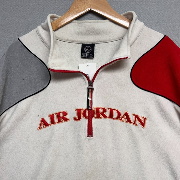 Vintage Nike Air Jordan Shirt Mens 2XL White Red 20th Anniversary French Terry