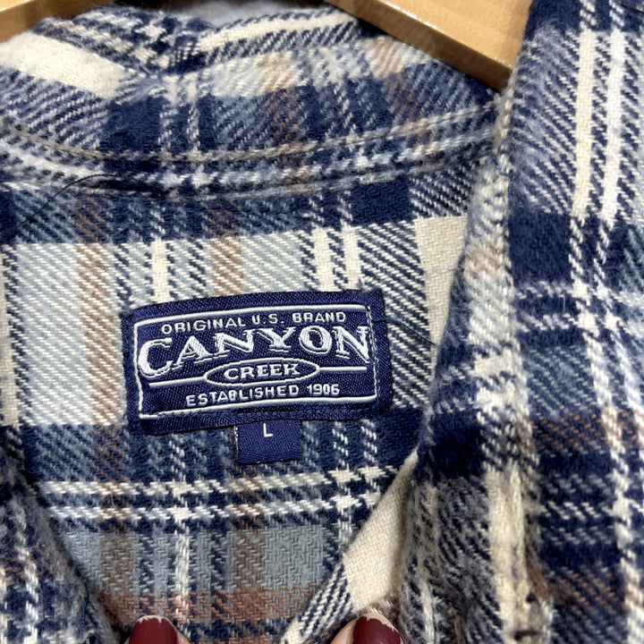 Vintage Canyon Creek Flannel Shirt size Large