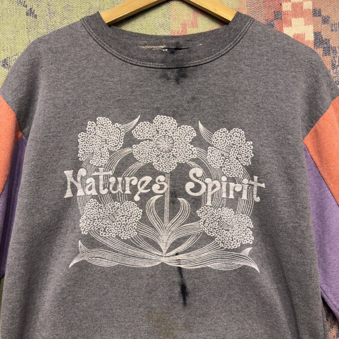 Natures Spirit Vintage Sweatshirt Size Small 80s