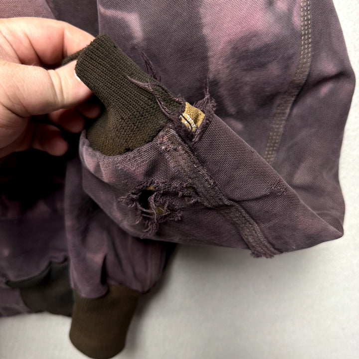 Vintage Carhartt Purple Tie Dye Active Jacket Size XXL