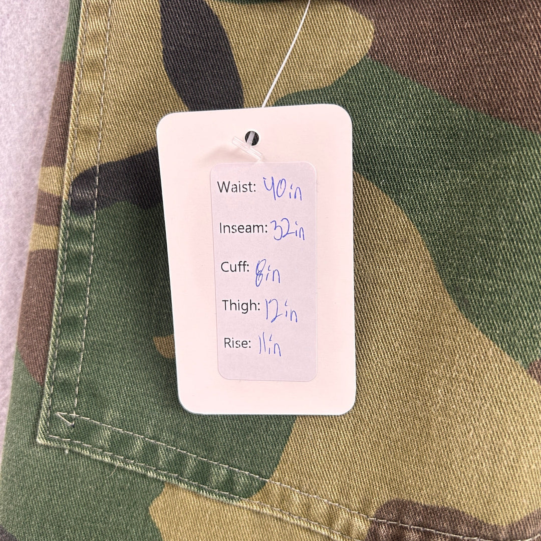 Vintage Woodland Camo Cargo Pants Size 40X32