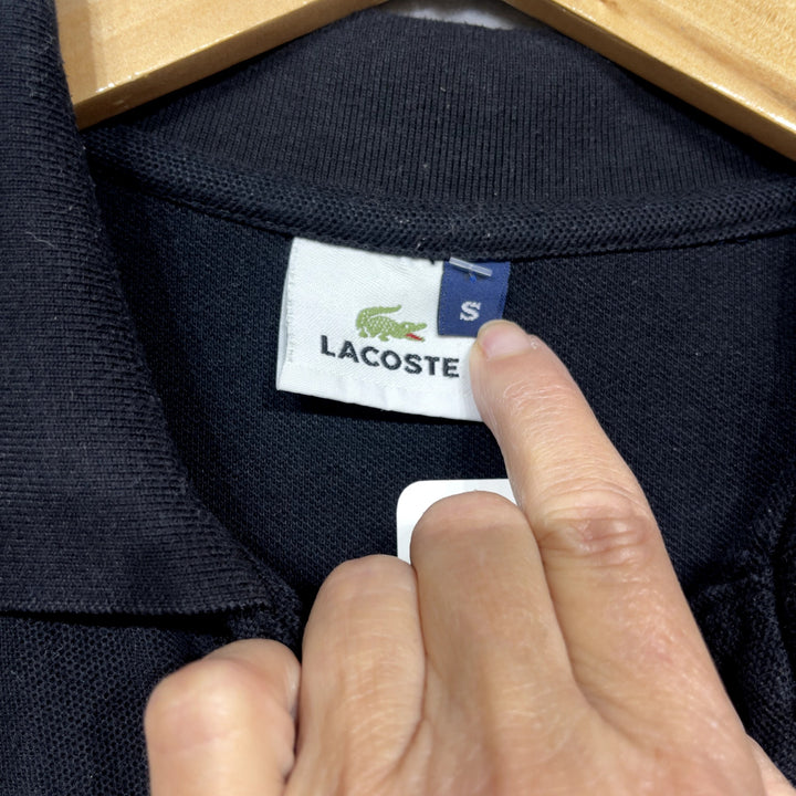 Lacoste Black Polo Shirt Size Small