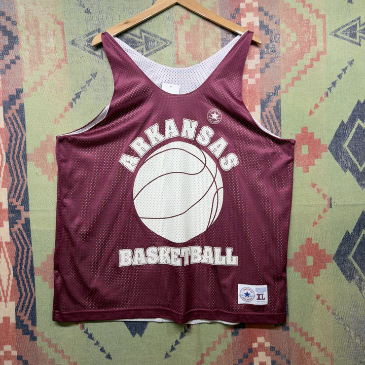 University of Arkansas Vintage Converse Reversible Jersey Size XL 90s