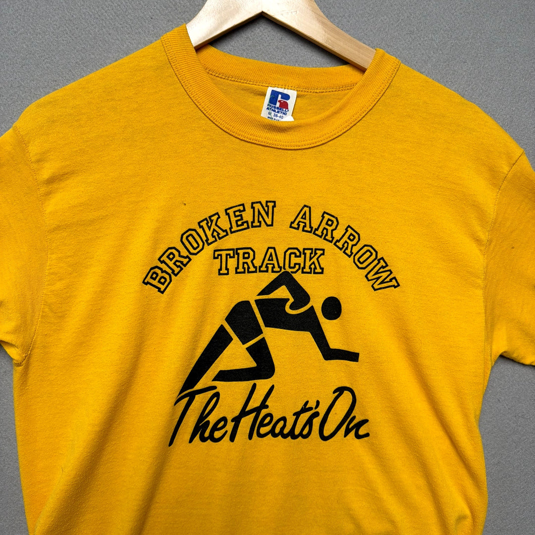 Vintage Broken Arrow Track T Shirt Size Medium