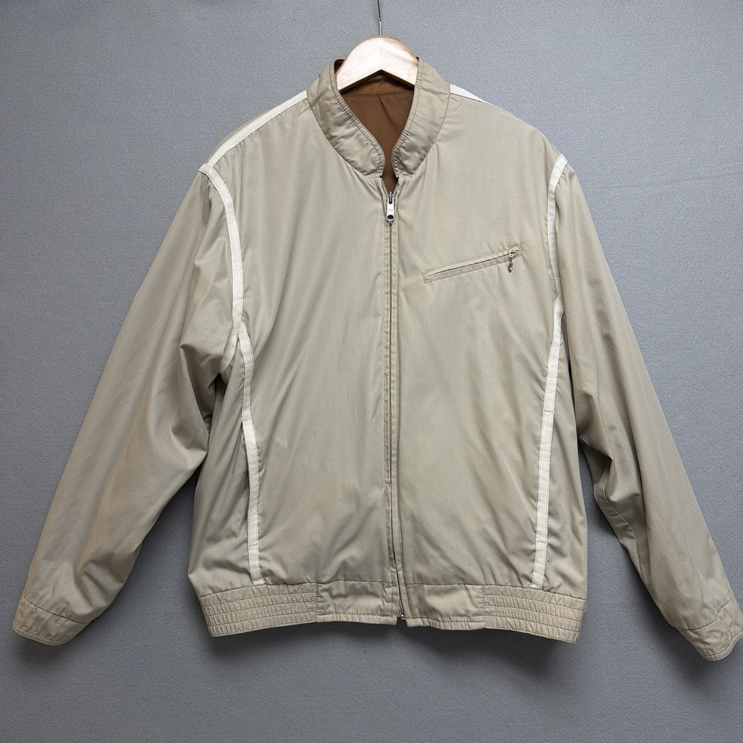 Vintage London Fog Reversible Windbreaker Jacket Size Large