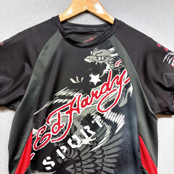 Ed Hardy Sport Jersey T Shirt Size Small