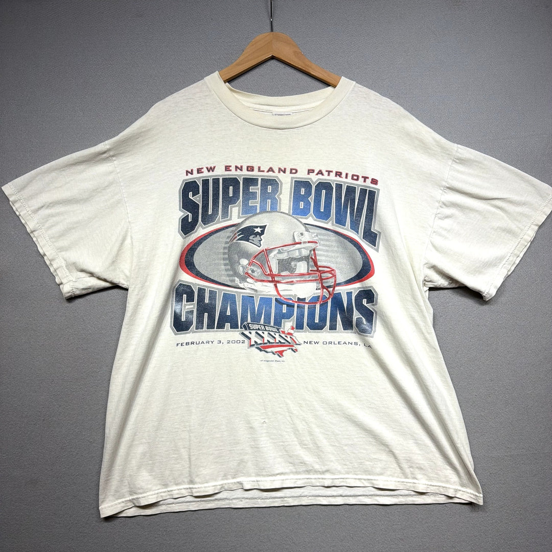 Vintage New England Patriots Super Bowl Champions Shirt Size XL