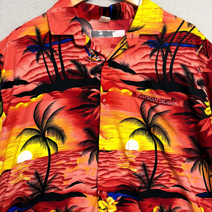 Vintage Cayman Island Hawaiian Shirt Size Large