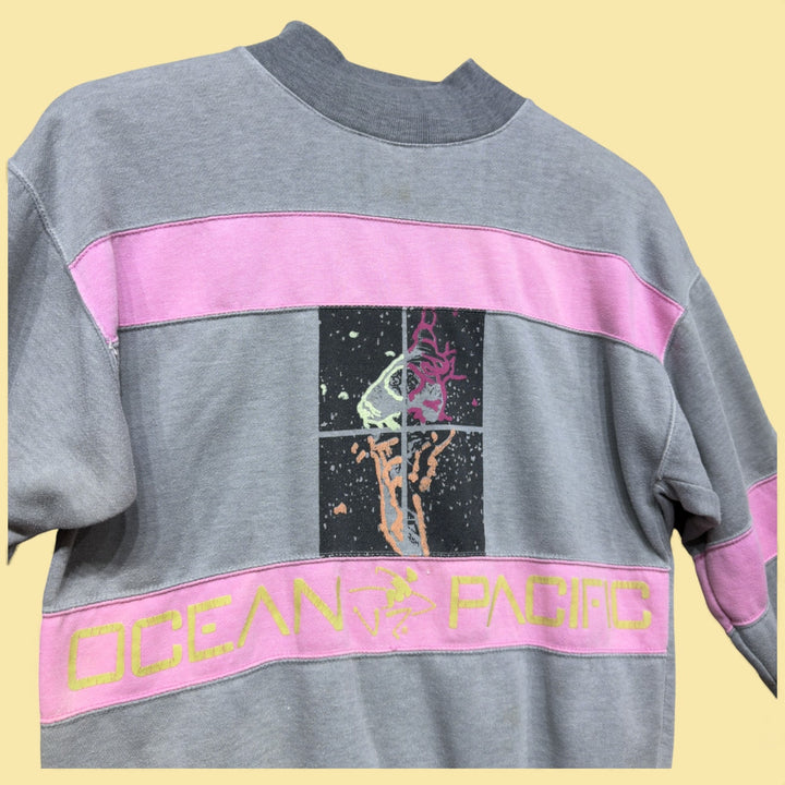 Vintage Ocean Pacific 80s Sweatshirt Size Small