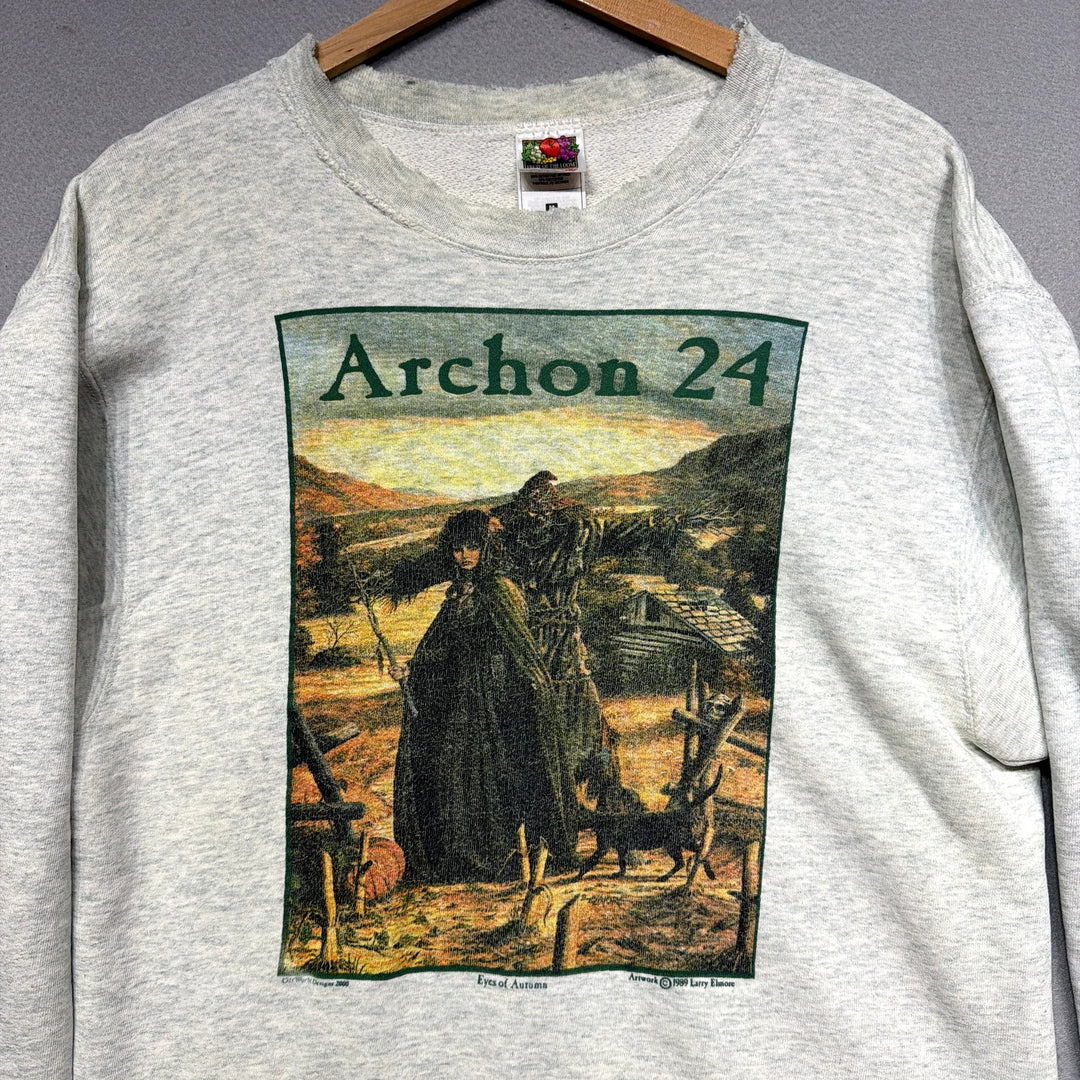 Vintage Archon 24 Fantasy Con Sweatshirt Size Medium