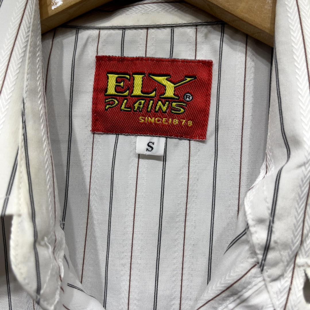 Ely Plains Striped Western Pearl Snap Button Up Shirt Size Small