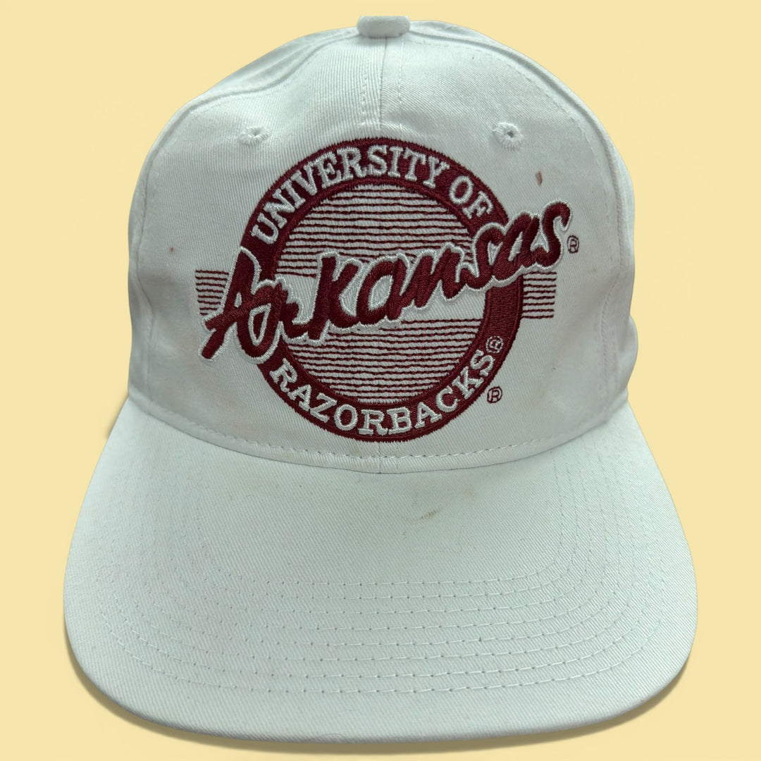 Vintage University of Arkansas 2000s Game Snapback Hat
