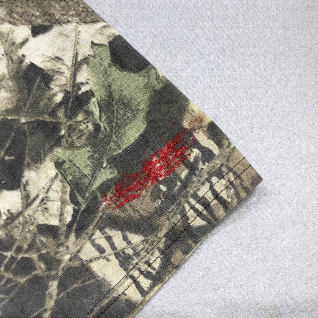 Vintage Mossy Oak Break Up Camo Shirt Size Large