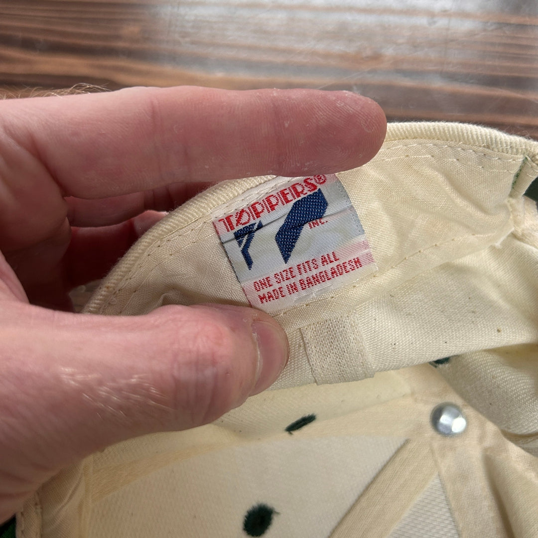 Vintage Yoplait Colombo Yogurt White Green Snapback Hat