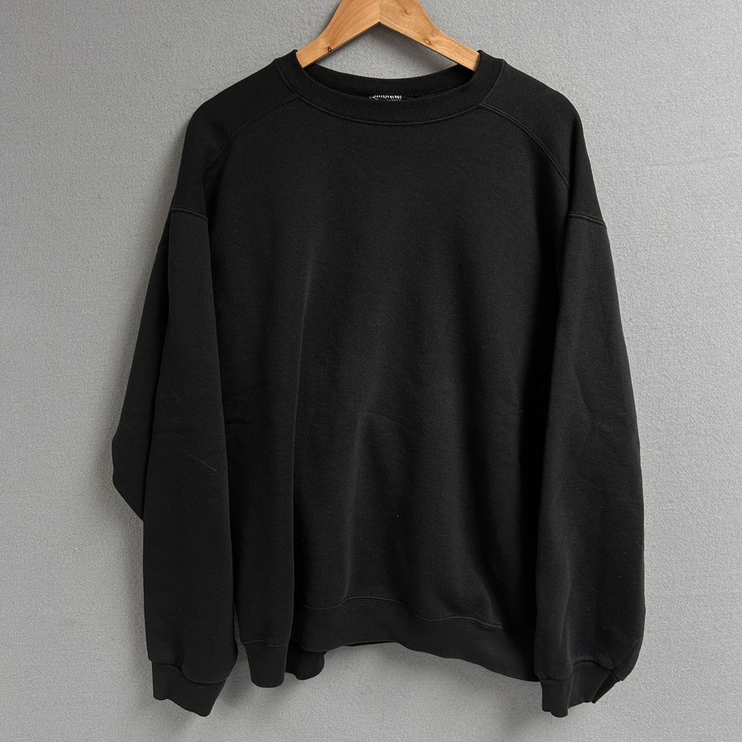 Vintage Blank Black Sweatshirt Size XL