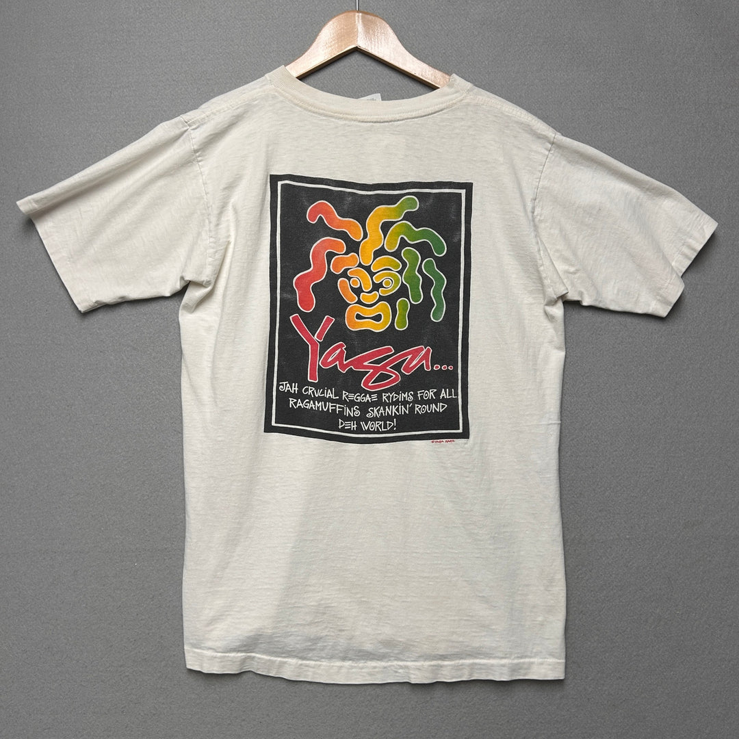 Vintage Yaga Rastafarian Surf T Shirt Size Large