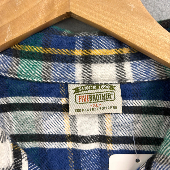 Vintage Fivebrother Flannel Shirt Size XL