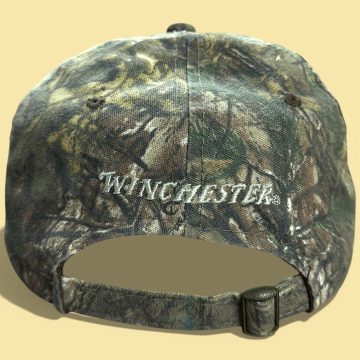 Vintage 2000s Winchester Camo Strapback Hat