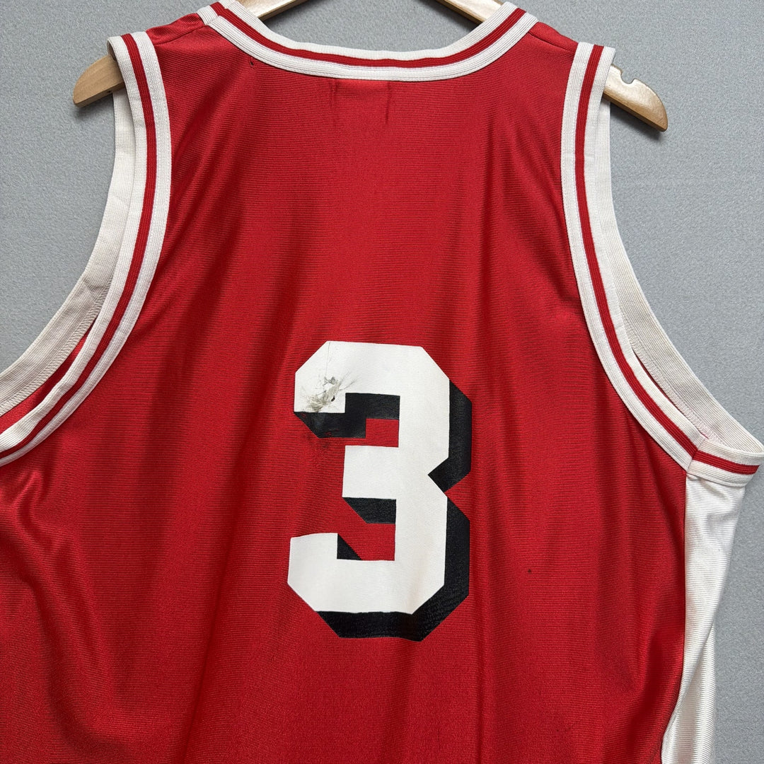 Vintage Wilson Red Devils Basketball Jersey Size XL